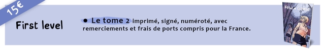 New Game First level Le tome 2 imprime, signe, numerote, avec remerciements et frais de ports compris pour France.