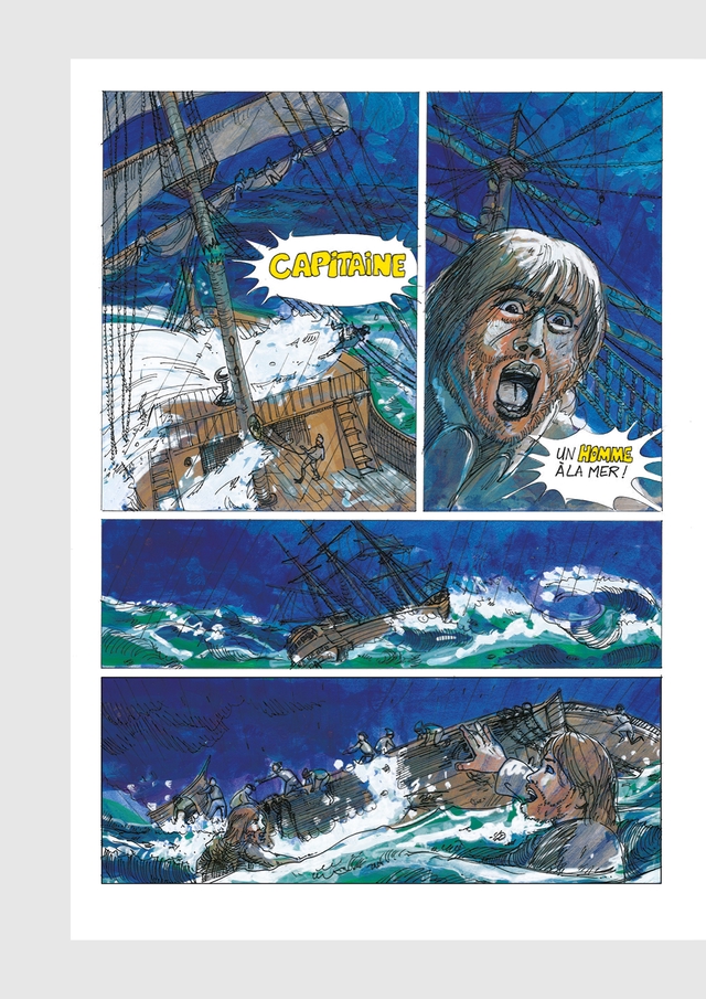 CAPITAINE UN HOMME ALA MER