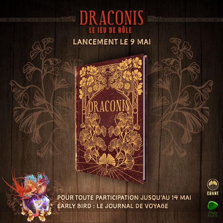 Draconis - L'appel De L'aventure (Édition Standard) - Jeu De Rôle Sur Table - Agate - Neuf