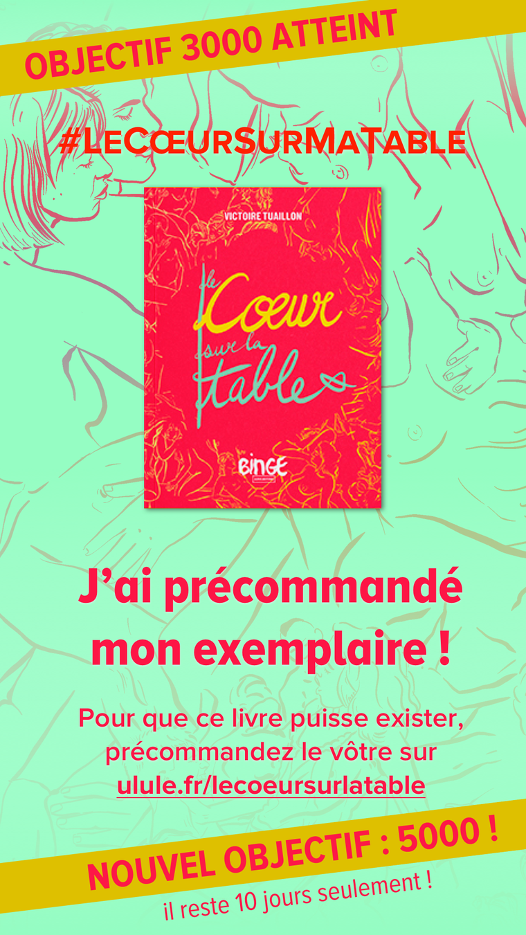 Le Coeur Sur La Table Binge Le Cœur sur la table : le livre - Ulule