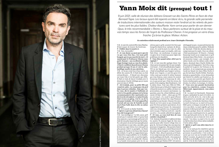 Je Vous Aimais Professeur Scan Vf Playboy France le mook se déploie