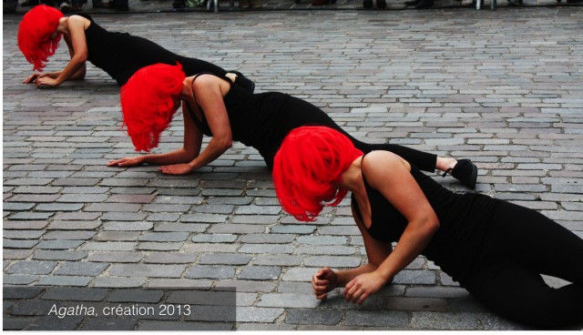 Agatha, création 2013, Bérangère Roussel - représentation hors les murs pour la Fête de la danse