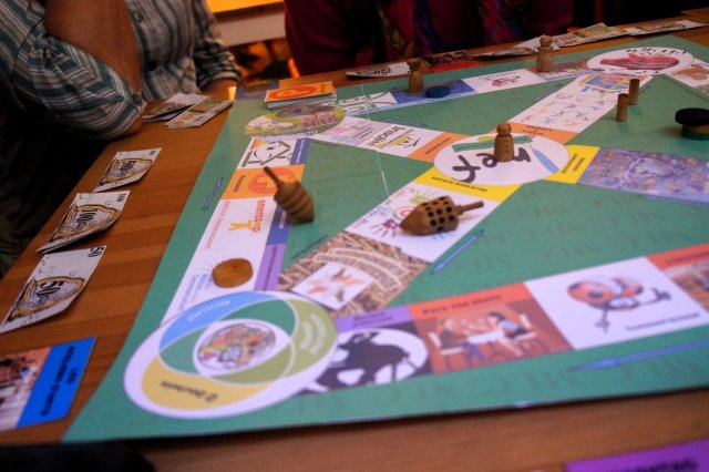 Maquette du jeu faite à la main