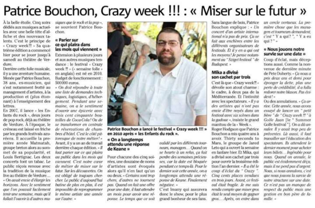 Nice Matin - 18 Juillet 2013