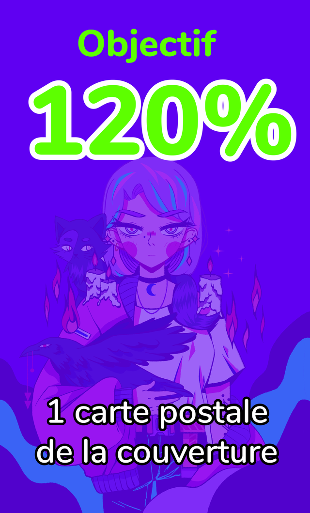 Objectif 120% 1 carte postale de la couverture