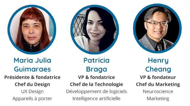Portrait de 3 co-fondateurs
