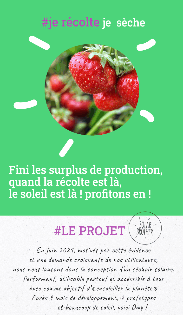 Omy Sechoir Solaire Pour Fruits Legumes Plantes Ulule