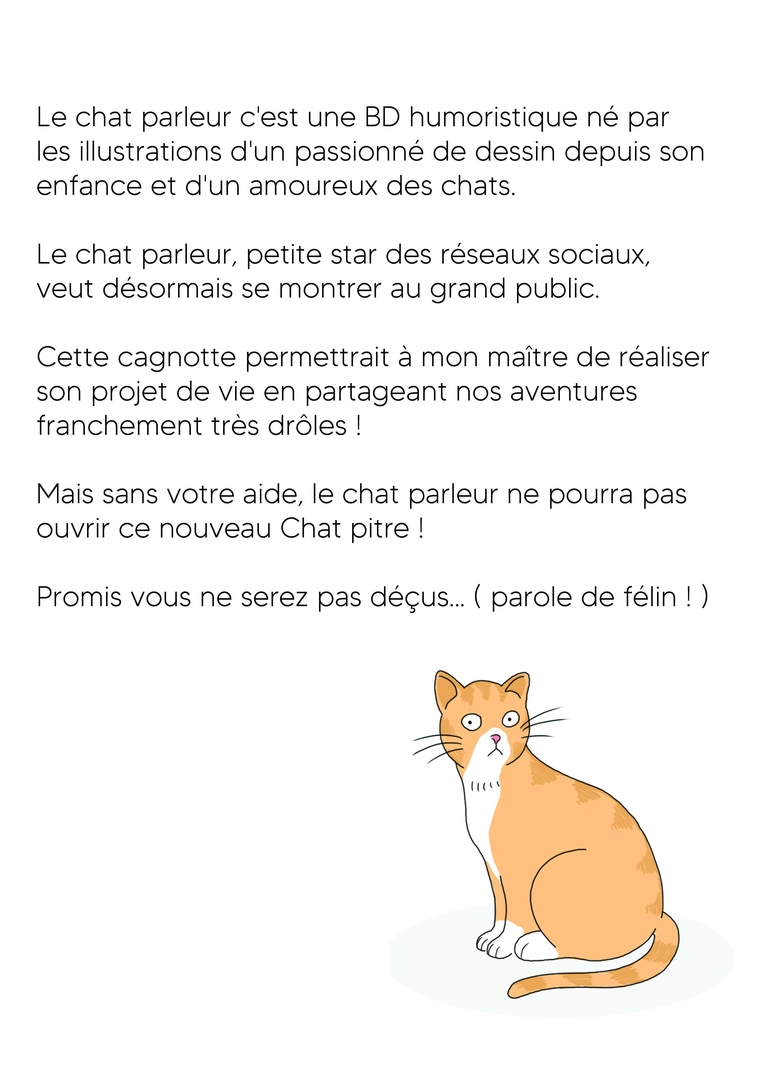 Le Chat Parleur Ulule