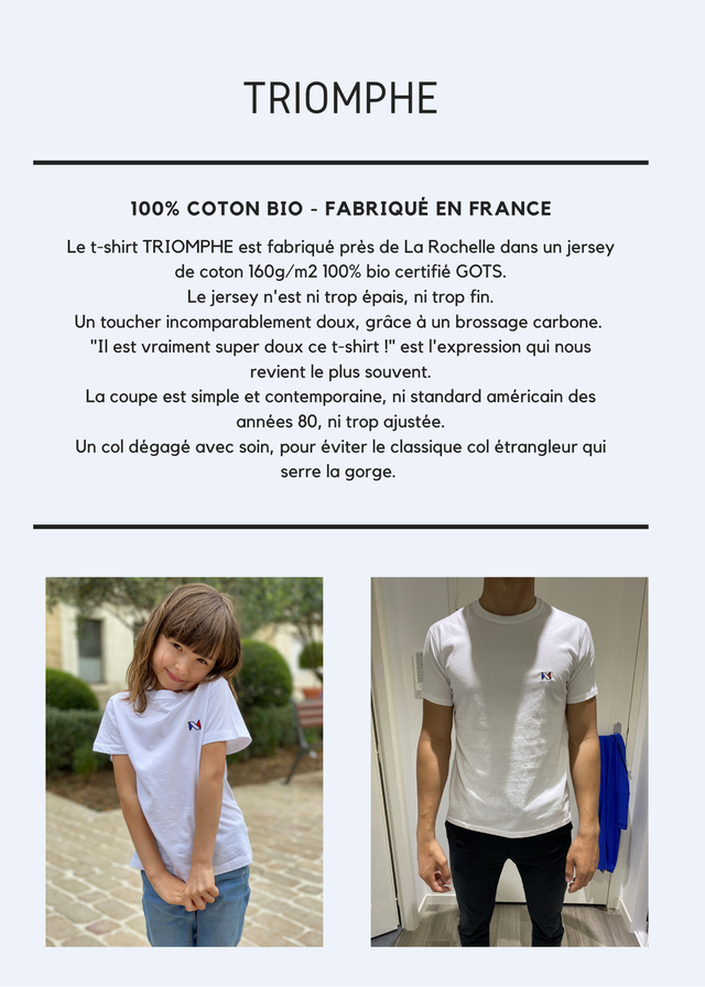 tshirt coton bio france