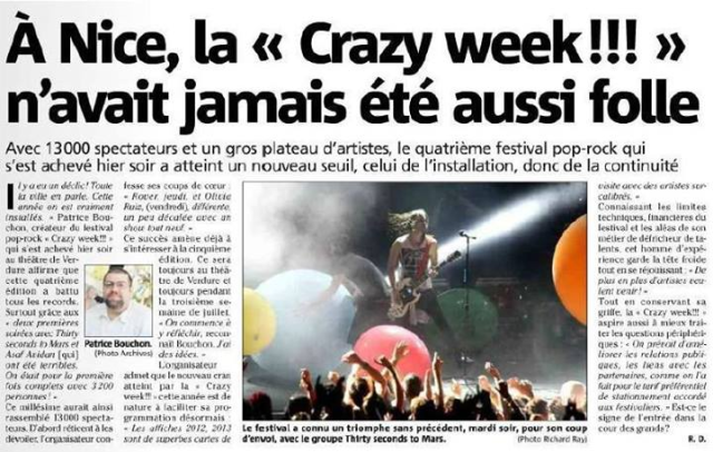 Nice Matin - 21 Juillet 2013
