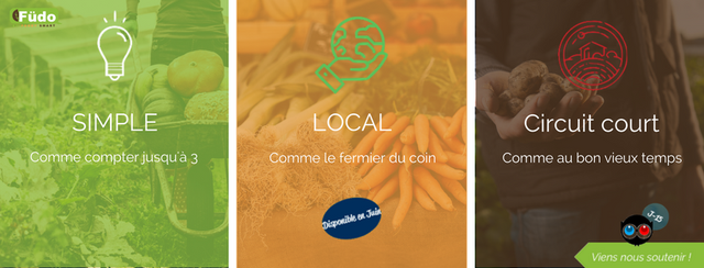 Füdo c'est simple, local et en circuit court