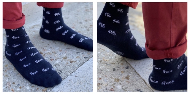 chaussettes pile ou face