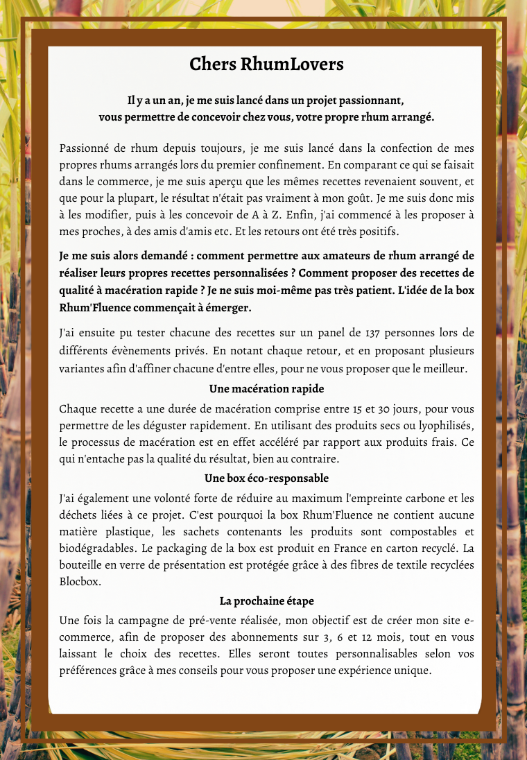 Rhum'Fluence, le rhum arrangé nouvelle génération