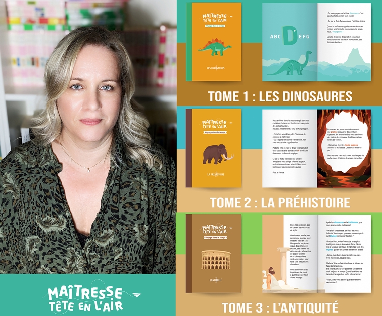 La Maîtresse Tête en l'air voyage dans le temps